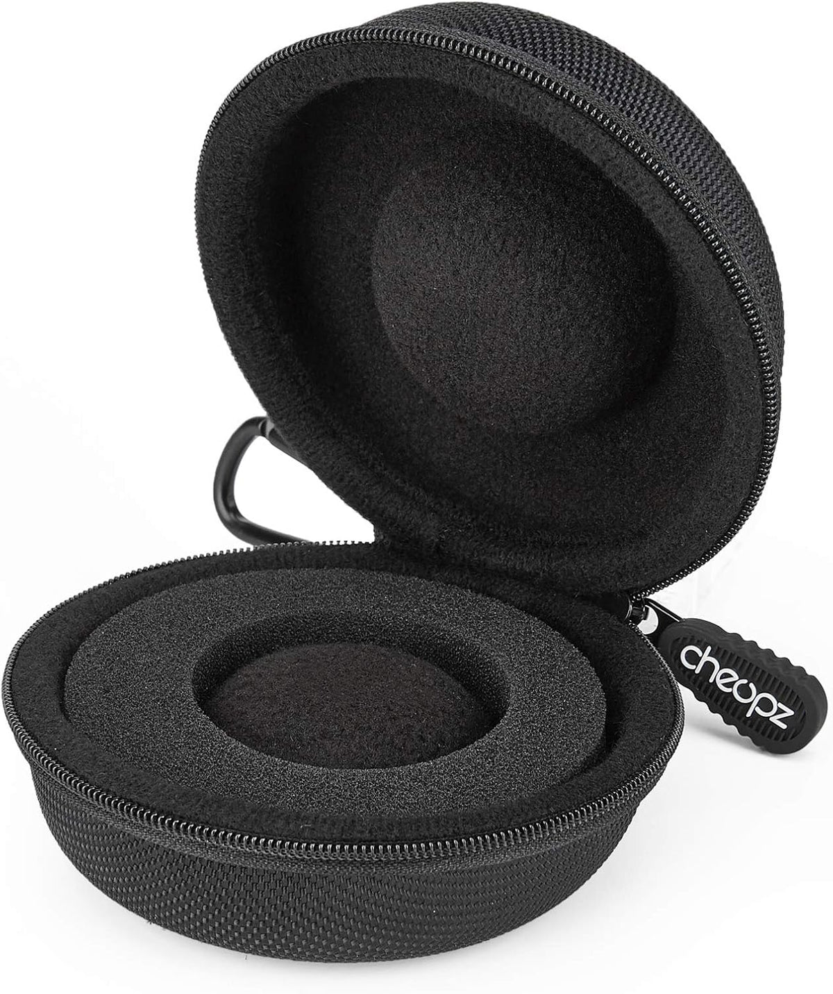 Premium Single Travel Watch Case - Black Storage Box for Watches up to 50mm