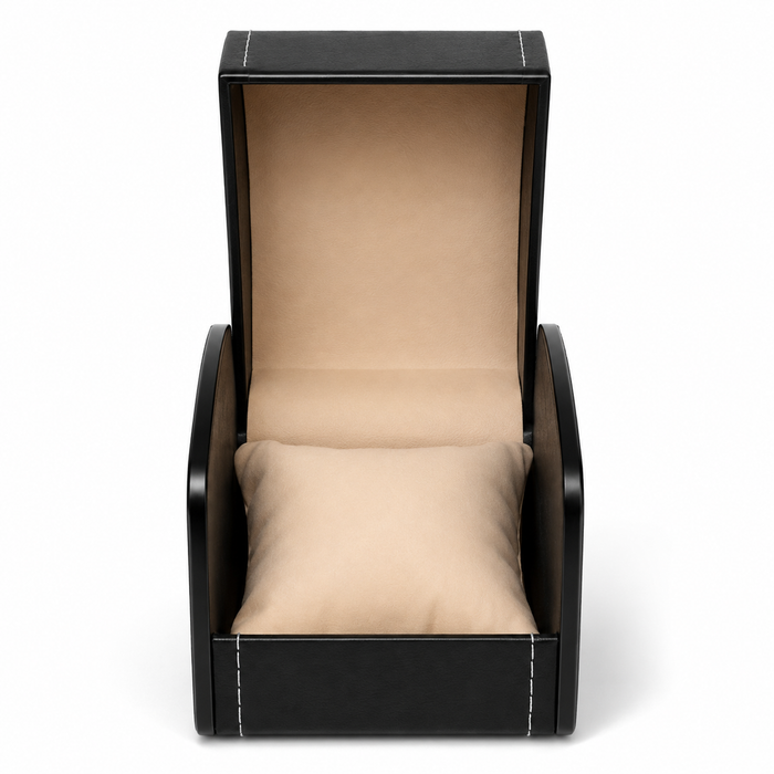 1-Slot Watch Box US Black Leather Single Case