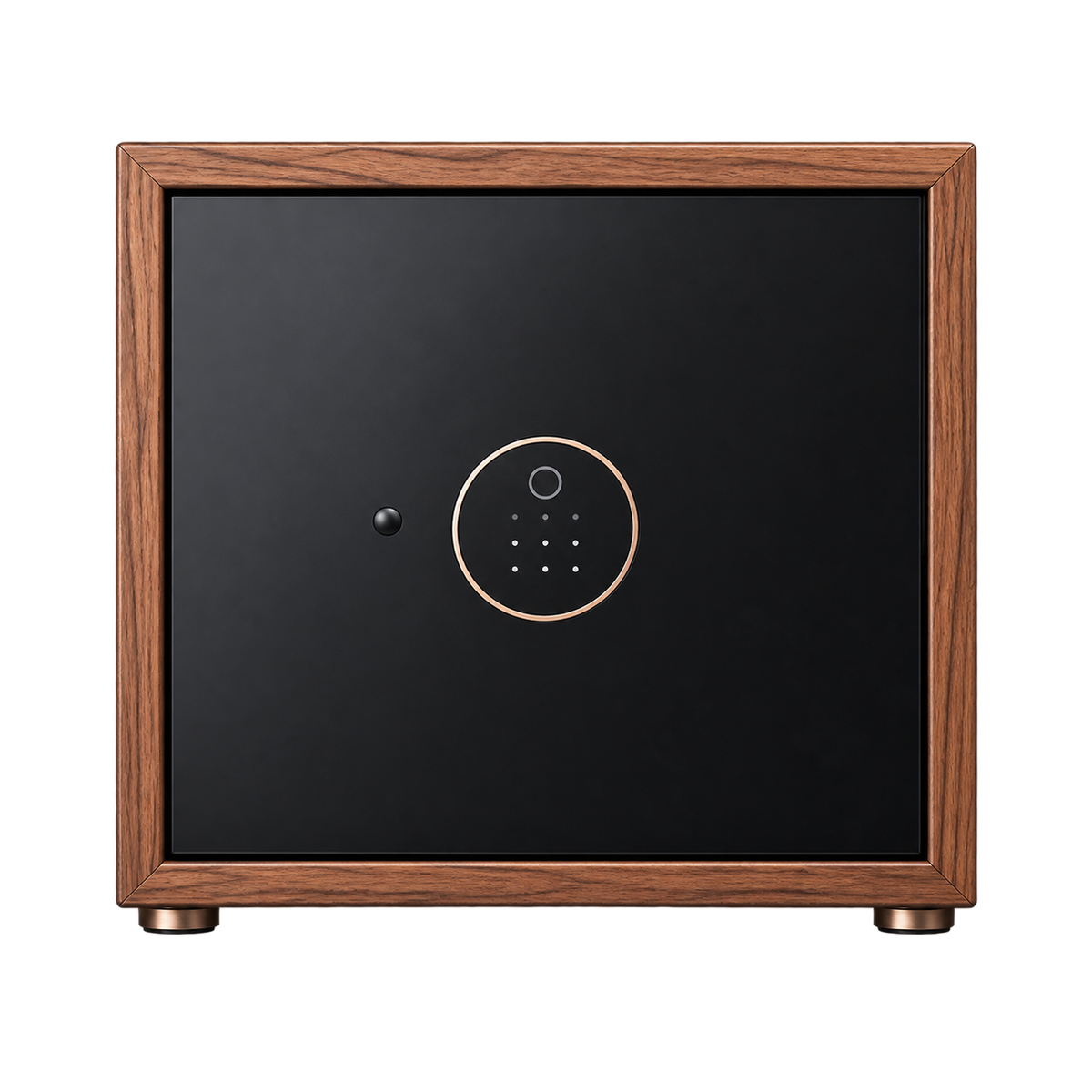 Watch Box US Walnut Wood Fingerprint Safe Lid