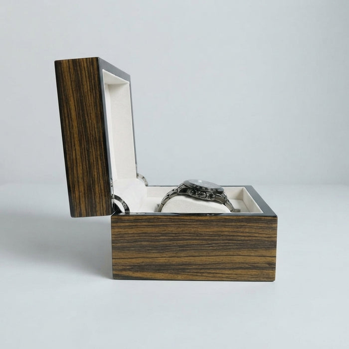 1-Slot Watch Box US Ebony Wood Single Case