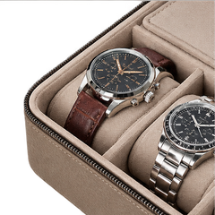 3-Slot Watch Box US Zippered Travel Case