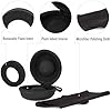 Premium Single Travel Watch Case - Black Storage Box for Watches up to 50mm