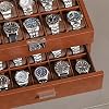 Premium 20 Slot Leather Watch Box – Luxury Locking Jewelry Display Organizer & Case