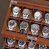 Premium 20 Slot Leather Watch Box – Luxury Locking Jewelry Display Organizer & Case