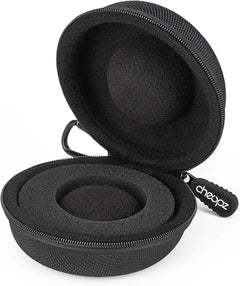 Premium Single Travel Watch Case - Black Storage Box for Watches up to 50mm