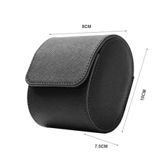 Watch Roll - Luxury Leather Travel Case & Timepiece Pouch