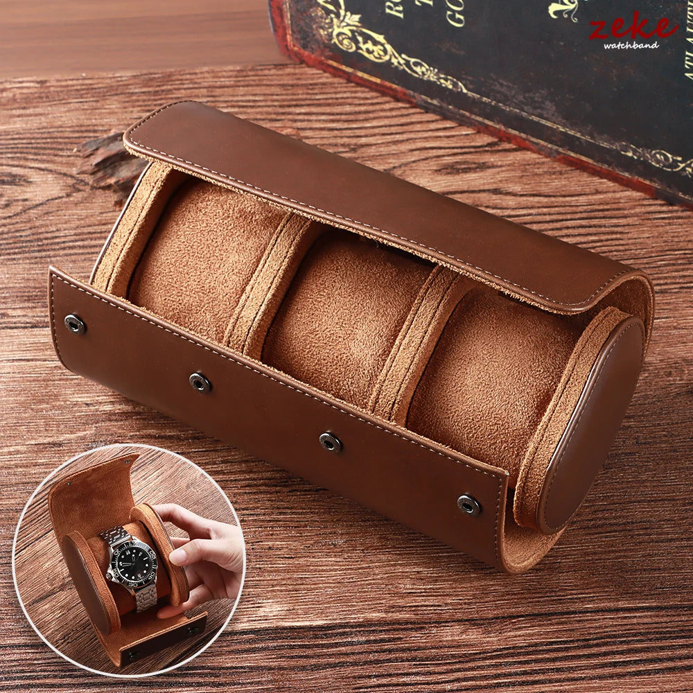 Premium Watch Roll Travel Case Set – Modular Storage Organizer with Innovative Removable Pillows
