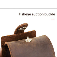 Watch Roll - Vintage Leather Travel Case & Timepiece Pouch
