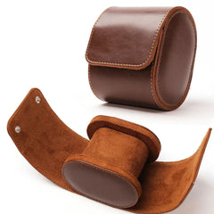 Watch Roll - Luxury Leather Travel Case & Timepiece Pouch