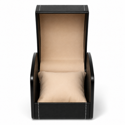 1-Slot Watch Box US Black Leather Single Case