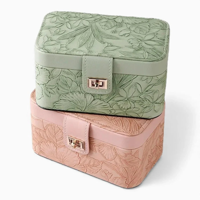 Watch Box US Compact Leather Jewelry Organizer