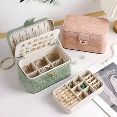 Watch Box US Compact Leather Jewelry Organizer