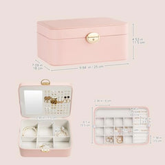 Watch Case US Portable Leather Jewelry Organizer