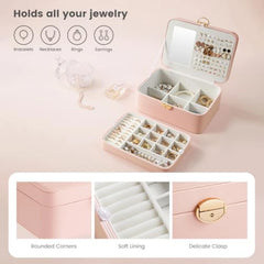 Watch Case US Portable Leather Jewelry Organizer