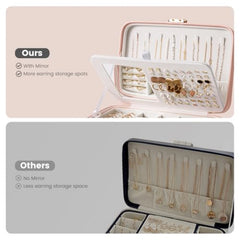 Watch Case US Portable Leather Jewelry Organizer