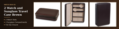 watch and sunglass travel case